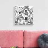 Terras Huis #39 Canvas Afdruk (Insitu (Woonkamer))