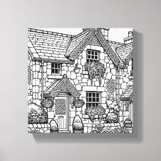 Terras Huis #39 Canvas Afdruk