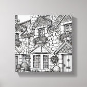 Terras Huis #41 Canvas Afdruk (Voorkant)