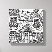 Terras Huis #43 Canvas Afdruk (Voorkant)