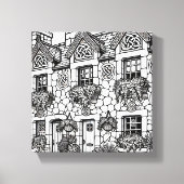 Terras Huis #47 Canvas Afdruk (Voorkant)