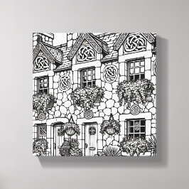 Terras Huis #47 Canvas Afdruk