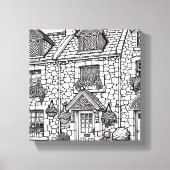 Terras Huis #49 Canvas Afdruk (Voorkant)