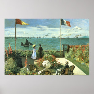 Terras in St. Adresse, 1867, Monet Poster