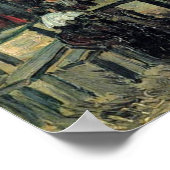 Terras of a Cafe on Montmartre La Guinguette Poster (Hoek)