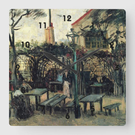 Terras of a Cafe on Montmartre La Guinguette Vierkante Klok