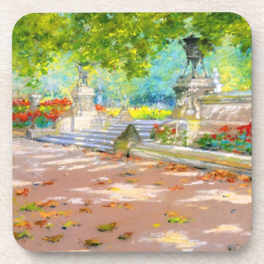  Terras, Prospect Park (1887) tekening Bier Onderzetter (Voorkant)