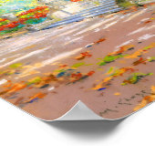  Terras, Prospect Park (1887) tekening Poster (Hoek)