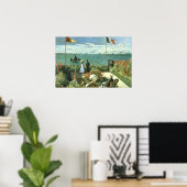 Terrasse à St. Adresse, 1867, Monet Affiche (Bureau à domicile)
