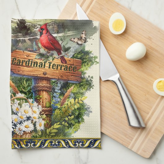 Terrasse Cardinal Pittoresque Mountain Serviette d (Quart Plié)