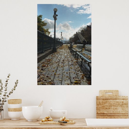 Terrasse Dufferin, Quebec, Canada Poster (Keuken)