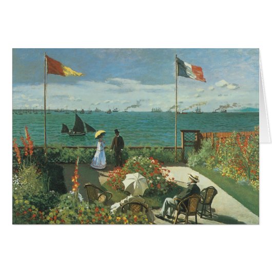 Terrasse en bord de mer à Claude Monet (Devant horizontal)