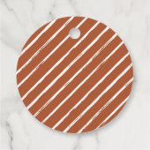 Terratta Brush Script Herfst Party Bedankt Bedankjes Labels (Achterkant)