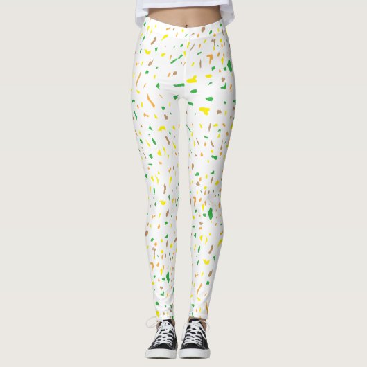 Terrazo Elegant Summer Leggings (Voorkant)