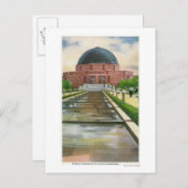 Terrazo Promenade Uitzicht van Adler Planetarium Briefkaart (Voorkant / Achterkant)