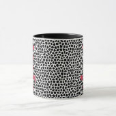 Terrazzo-Black-Funny Mug pour toxicomane (Centre)