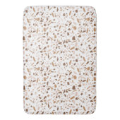 Terrazzo Brown, Beige and White Badmat (Voorkant Verticaal)