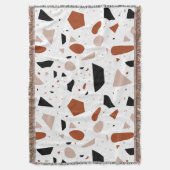 Terrazzo Decor Geometrische Boho Abstract Deken (Voorkant Verticaal)