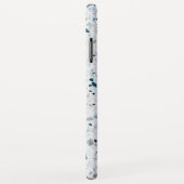 Terrazzo Elegant Blauwgroen Blue Green White Grey Case-Mate iPhone Case (Achterkant/rechts)