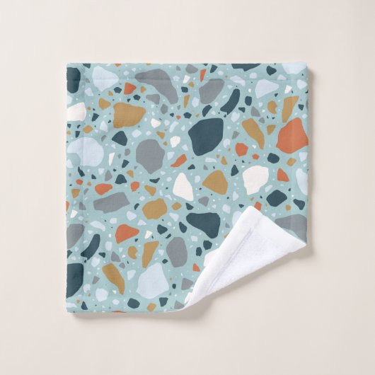 Terrazzo En Bleu (Gant de toilette)