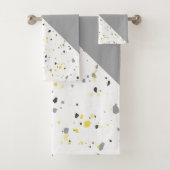 Terrazzo gris jaune moderne (En situation)