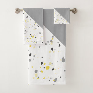 Terrazzo gris jaune moderne