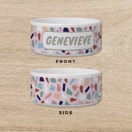 Terrazzo Hond Kat Pet Voerbakje