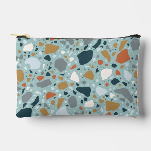 Terrazzo in blauw etui (Voorkant)