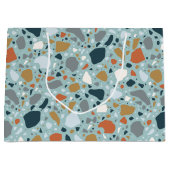 Terrazzo in blauw groot cadeauzakje (Voorkant)