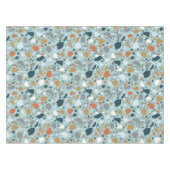 Terrazzo in blauw tafelkleed (Voorkant (Horizontaal))