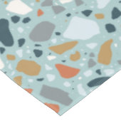 Terrazzo in blauw tafelkleed (Gekanteld)