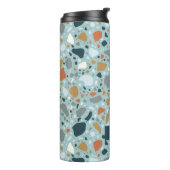 Terrazzo in blauw thermosbeker (Gedraaid links)
