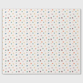 Terrazzo inpakpapier – Retro Terrazzo patroon (Vlak)