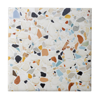Terrazzo Marmer Pastel Patroon Tegel Tegeltje