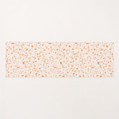 Terrazzo Modern Abstracte Terracotta Yogamat (Voorkant (horizontaal))