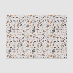 Terrazzo Moderne Art Deco Steen Midden Eeuw Tissuepapier