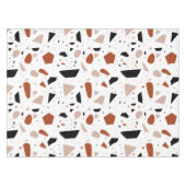Terrazzo moderne Géométrique Abstraite nappe Boho (Devant (Horizontal))