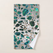 Terrazzo - Mosaic Abalone Pearl en Gold #1 Bad Handdoek (Handdoek)