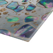 Terrazzo - Mosaic Abalone Pearl en Gold #3 Snijplank (Hoek)