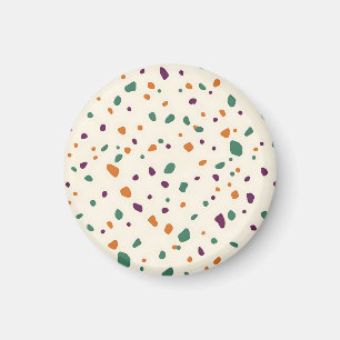 Terrazzo multicolor organisch kiezelsteen spikkelp magneet