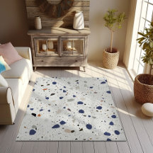 Terrazzo pasteldromen: Sinaasappel, groen, grijs, 