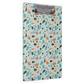 Terrazzo patroon blauw klembord (Rechts)