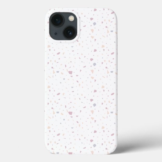 Terrazzo Patroon Neutraal Natuurlijk Elegant Case-Mate iPhone Case (Achterkant)
