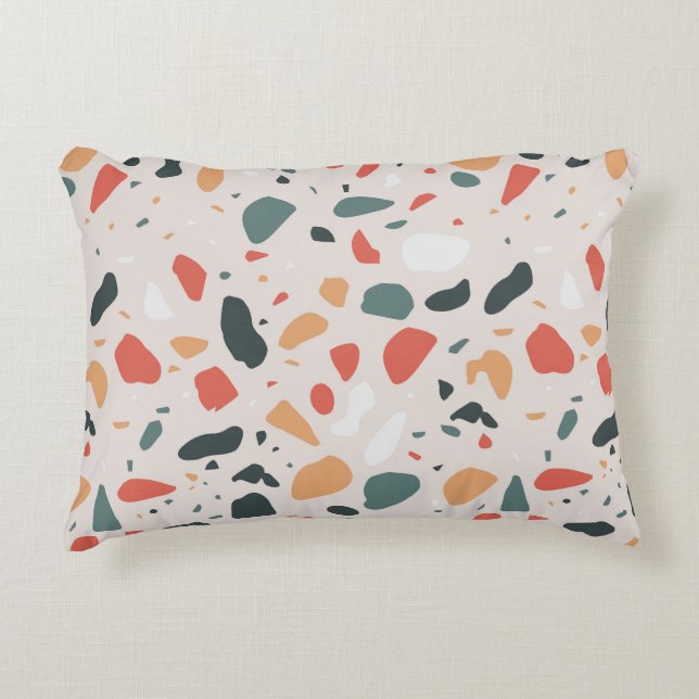 Terrazzo Pattern Accent Kussen (Voorkant)