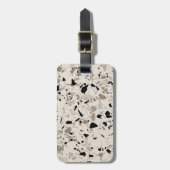 Terrazzo Pattern Bagagelabel (Voorkant verticaal)