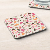 Terrazzo Pattern Bier Onderzetter (Linkerzijde)