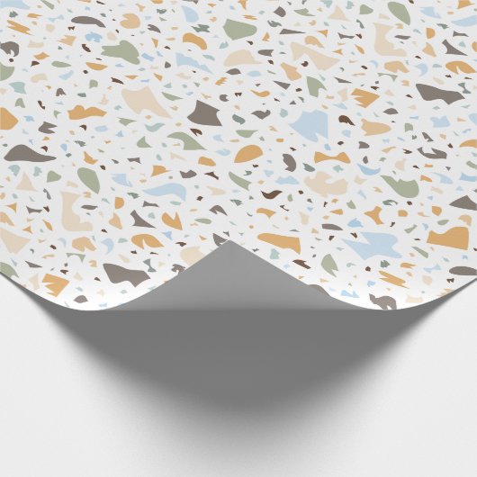 Terrazzo Pattern Cadeaupapier (Hoek)