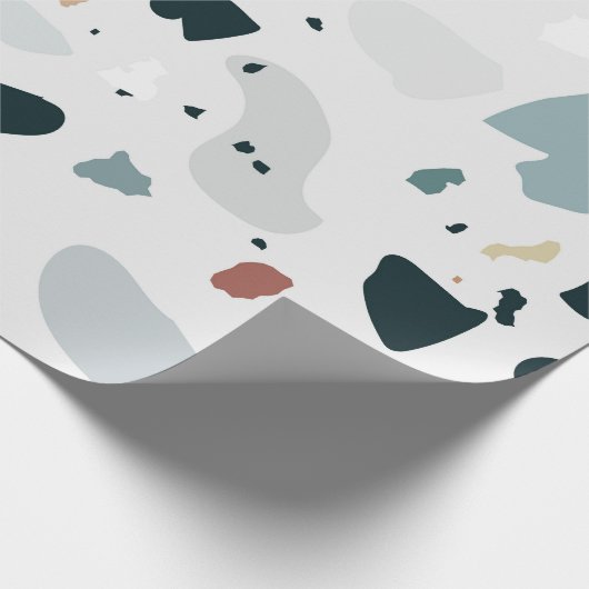 Terrazzo Pattern Cadeaupapier (Hoek)