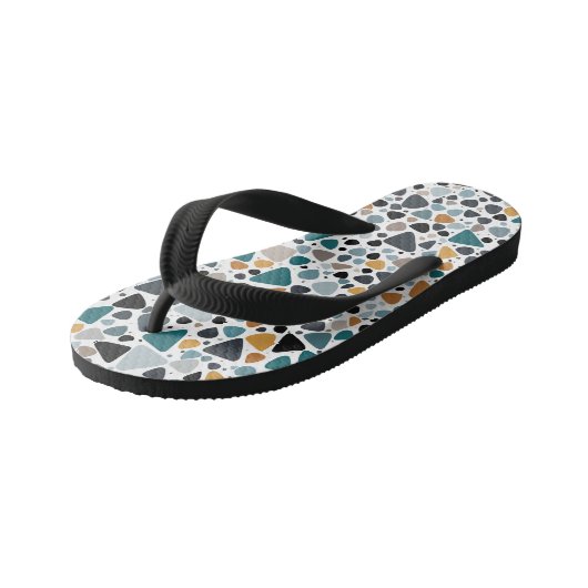 Terrazzo Pattern Kinder Teenslippers (Schuin)
