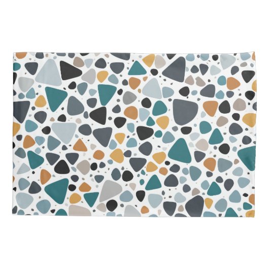 Terrazzo Pattern Kussensloop (Achterkant-Links)